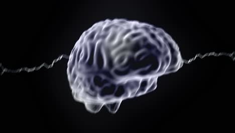 Holograma-Cerebral-Girando-Chispas-Relámpago-Electricidad-Dolor-De-Cabeza-Neurona-Bucle-4k